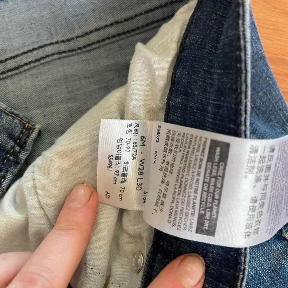 Mid Rise Skinny Jeans size 6/ 28 - Picture 3 of 5